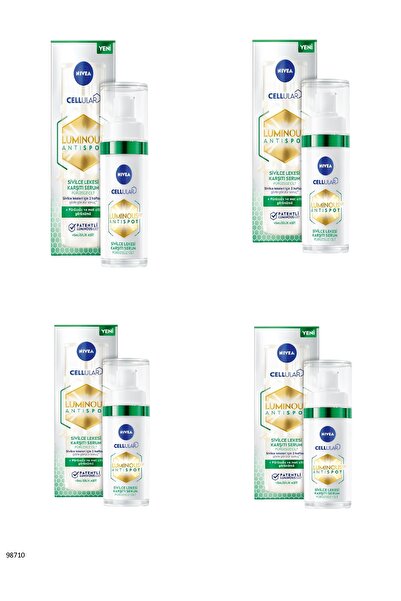 NIVEA 98710 Luminous630 Anti-Blemish Serum 4 Pieces