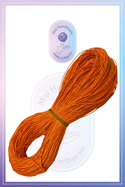 Mai Handmade Hobby ve Örgü Evi Doğal Kağıt İp 300-350 Gr Yaklaşık 300-350 Met...