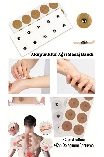 sulyra Manyetik Akupunktur Masaj Bandı | Akupresur Mıknatıs Yama Ağrı Gideric...