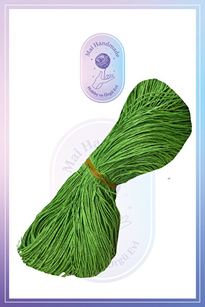 Mai Handmade Hobby ve Örgü Evi Doğal Kağıt İp 300-350 Gr Yaklaşık 300-350 Met...