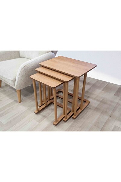 Uzunlu Aksesuar Ezel Tekerlekli C Zigon Sehpa