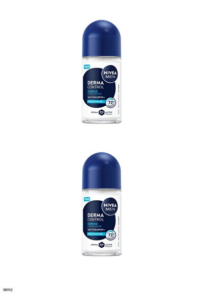 NIVEA 98952 Men Derma Control Defend Roll-On 2 ADET