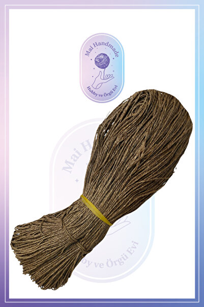 Mai Handmade Hobby ve Örgü Evi Doğal Kağıt İp 300-350 Gr Yaklaşık 300-350 Met...