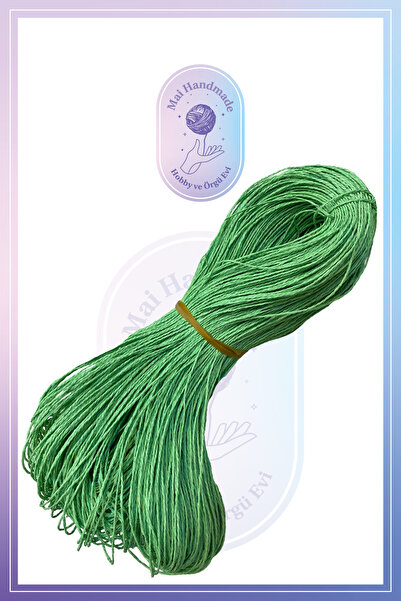 Mai Handmade Hobby ve Örgü Evi Doğal Kağıt İp 300-350 Gr Yaklaşık 300-350 Met...
