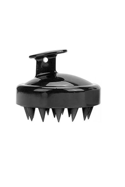 stuffix Perie de masaj pentru scalp din silicon, neagră