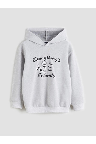 LC Waikiki Lcw Ecogri Hooded Boys' Sweatshirt