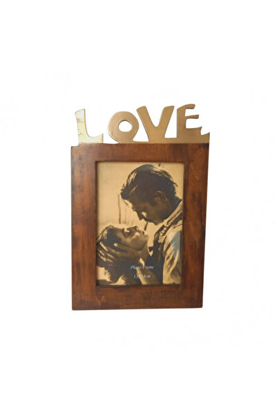 OEM Wooden photo frame, LOVE, picture 13x18cm