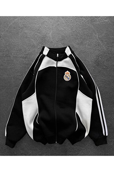 KUN SPORTSWEAR Color Blocked Pattern Premium Nostalgia Jacket Oversize Unisex