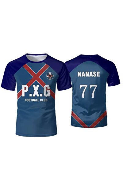 Minga London Blue Lock 77 Nanase Forma Unisex Tshirt-