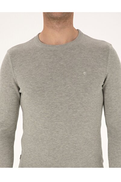 Pierre Cardin Basic Crew Neck Slim Fit Knit Sweater