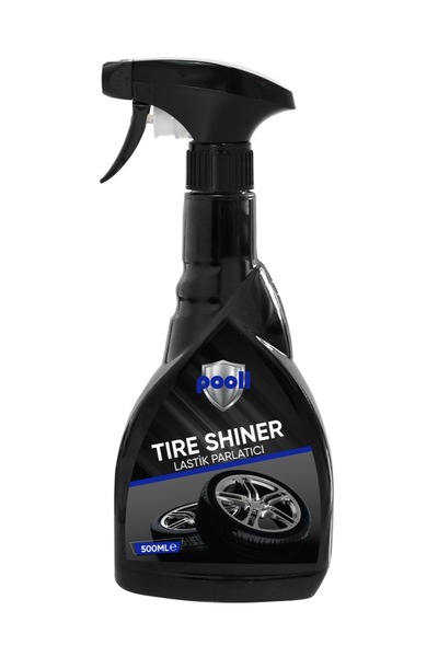 POOLL Lastik Parlatıcı Sprey 500 ML Araç Lastik Tampon Parlatıcı Sprey Uzun Ö...