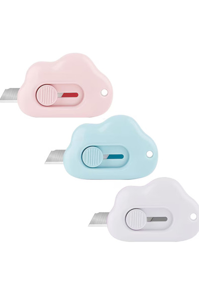 OEM Set 3 cuttere, Chucai, Plastic/Metal, Multicolor