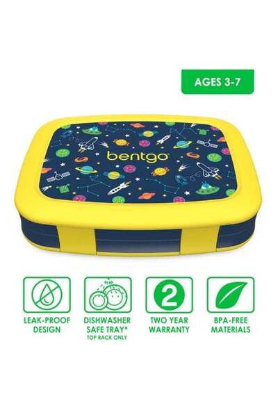 Bentgo Lunch Box for Kids with Printed Design, 5-Compartment Style - Perfect ...