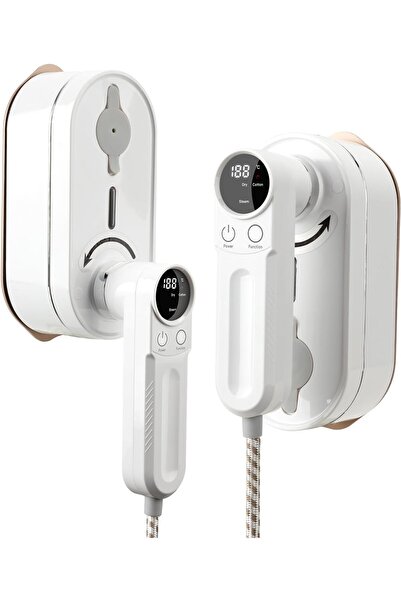 Generic Steamer for Clothes, Steam Iron 1200W 2-in-1 Portable Garment Travel Steamer, Professional 6 Modes,