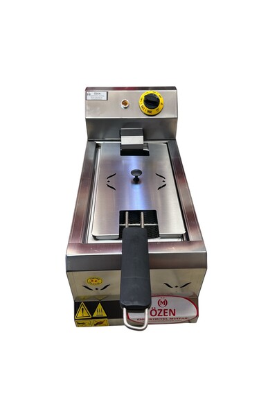 ÖZEN ENDÜSTRİYEL MUTFAK 5 Lt. Elektrikli Fritöz 5Lt. Patates Kızartma Makines...