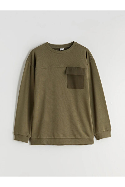 LC Waikiki Φούτερ για αγόρια LCW KidsHaki με λαιμόκοψη