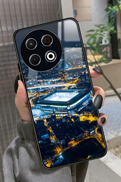 TECNO Spark 30 Pro Uyumlu Stadyum Tasarımlı Glossy Premium Kılıf