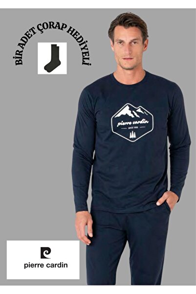 Pierre Cardin 100% бавовняний піжамний комплект з велосипедним коміром і кишенями THCLVR67PC