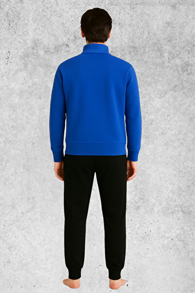 MOLICO Unisex New Season Cotton Seasonal Half-Zip Sweatshirt Tracksuit Bottoms Combination Set of 2