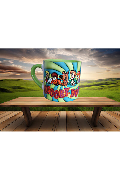 Mugs and love Scooby doo baskı kahve çay fincanı porselen hediyelik