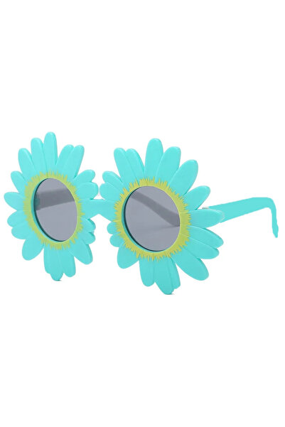 Lisinya Blue Color Daisy Shaped Party Glasses 18X10 cm - Tygoo