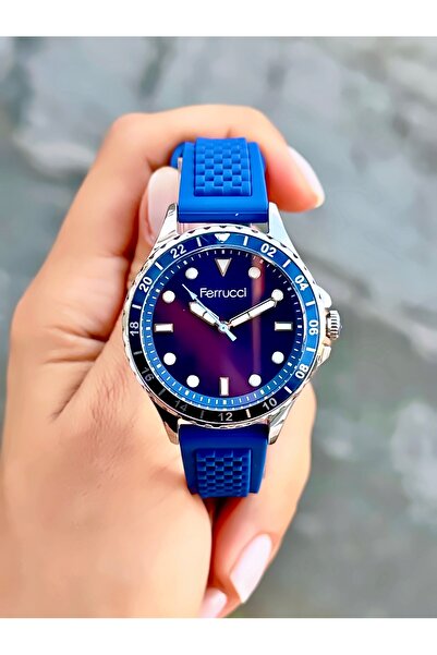 Ferrucci Original 2 Years Warranty Silicone Cord Women's Wristwatch Waterproof Bracelet with Gift