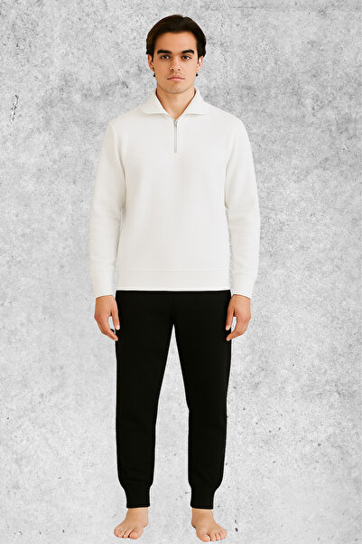 MOLICO Unisex New Season Cotton Seasonal Half-Zip Sweatshirt Tracksuit Bottom...