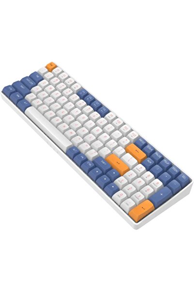 TEKNOCEP AIGO A108 Starry Blue İngilizce Q Mekanik Klavye Yellow Switch