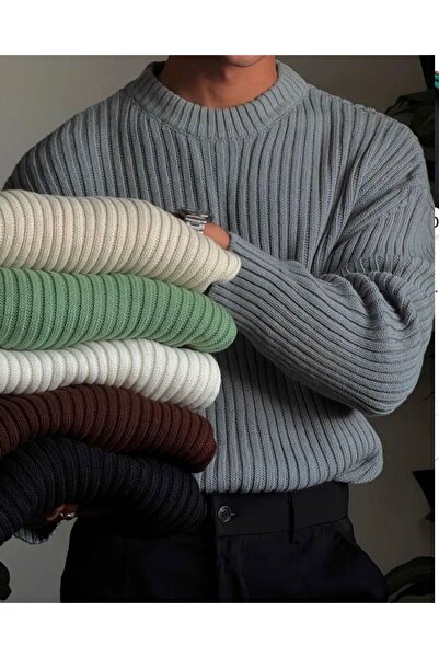 Butik Ross 100% Cotton Ribbed Sweater