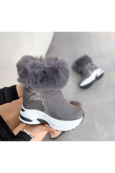 Shero shoes KADIN GİZLİ DOLGU KÜRKLÜ KIŞLIK ŞIK BOT