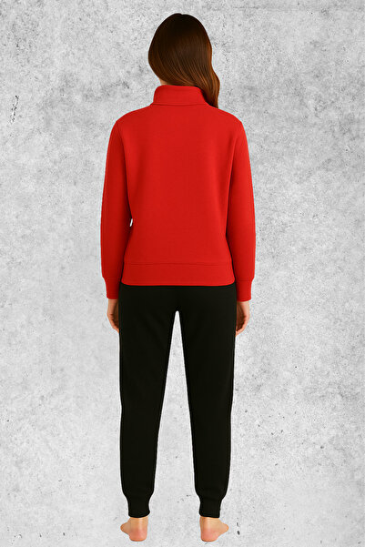 MOLICO Unisex New Season Cotton Seasonal Half-Zip Sweatshirt Tracksuit Bottoms Combination Set of 2