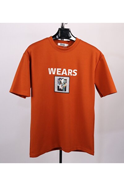 Red Planet Oversize Printed T-Shirt – Youthful Design