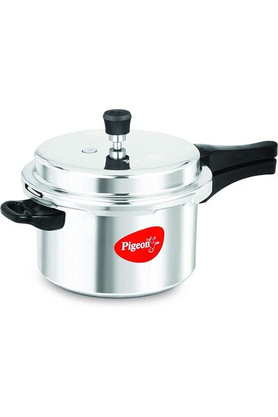 Pigeon Pressure Cooker, Silver, 3 Liters