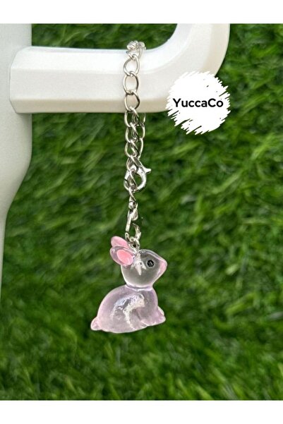 YuccaCo Accessorize Your Life Karanlıkta Parlayan Tavşan Termos Süsü/Tavşanlı...