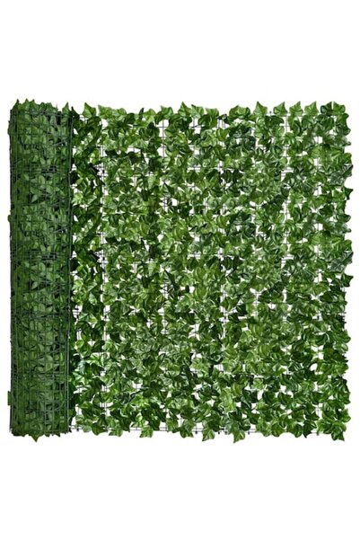 Ronyes Gard artificial din frunze verzi, Ronyes®, 50x300cm