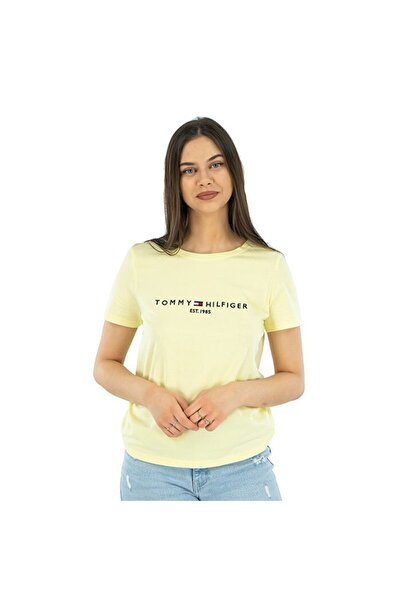 Tommy Hilfiger Plus تي شيرت تومي هيلفيجر للموسم الجديد للنساء من القطن