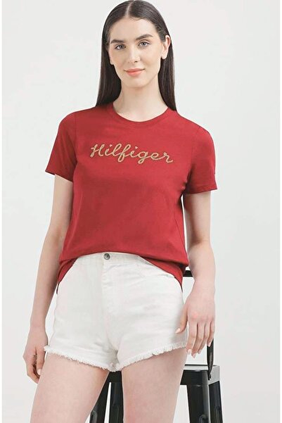 Tommy Hilfiger تيشيرت نسائي عادي من القطن من ناكيسلي