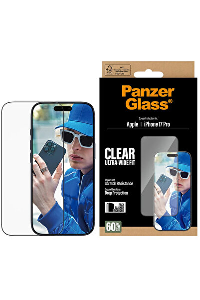 Panzer Glass PanzerGlass Apple iPhone 17 Pro UWF Şeffaf Cam Ekran Koruyucu (H...