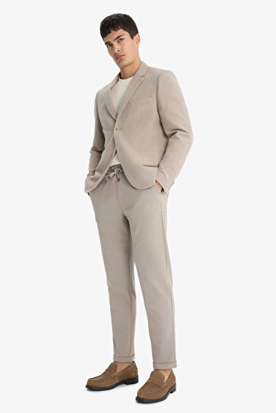 DeFacto Jogger Fit Short Leg Combed Cotton Pants F0412Ax25Wn