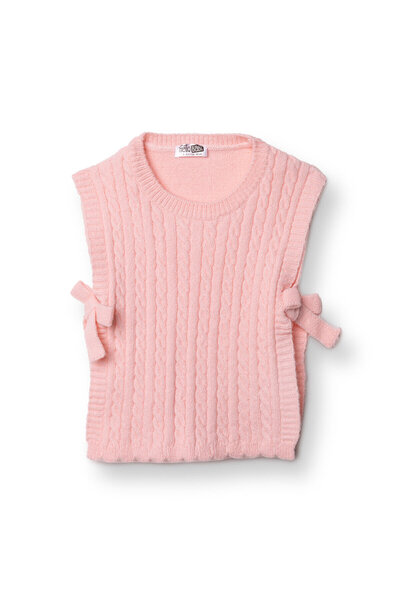 ebebek Hello Baby HelloBaby Kız Bebek Floral Teddy Bear Yelek Triko Bisiklet ...