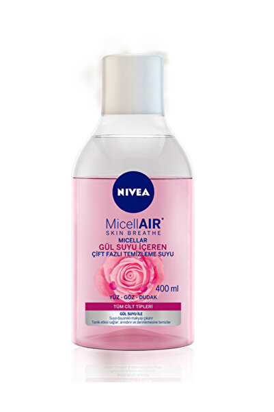 NIVEA Gül Suyu İçeren Çift Fazlı Temizleme Suyu 400 ml