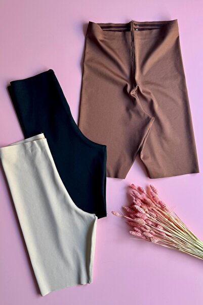 Elosia Seamless 2-Piece Skin and Coffee Color High Waist Anti-Slip Silicone Band Women's Corset