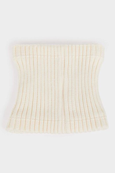 DeFacto Baby Girl Fleece Inside Knitwear Neck Collar F2878A525Wn