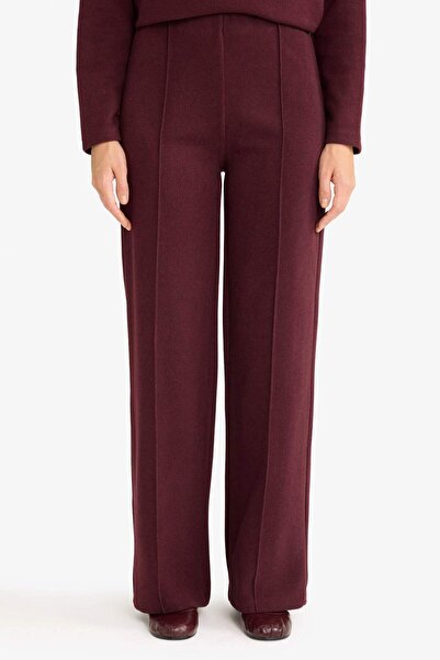 DeFacto Straight Fit Beli Lastikli Selanik Kumaş Pantolon E8435AX25AU