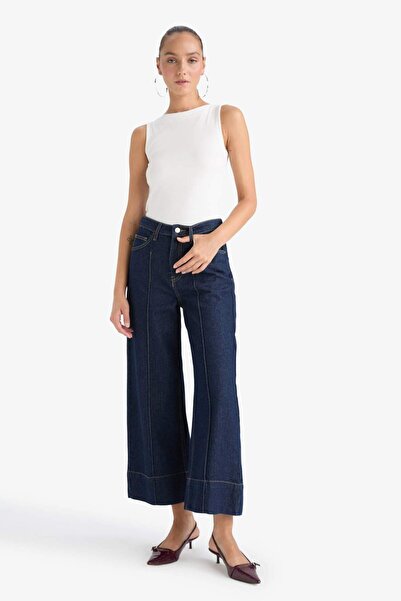 DeFacto Slim Fit Slim Fit Ribbed Tank Top with Boat Neck F9572Ax25Au