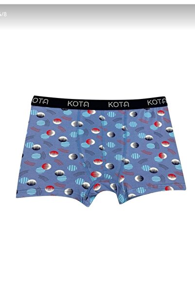 NightLove Kota 1015 Baskılı Likralı Boxer (6 adet)