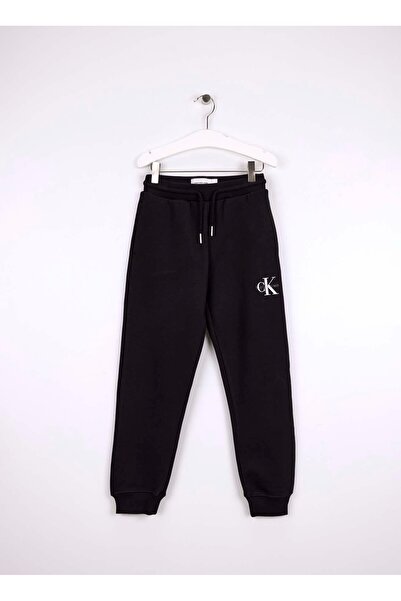 Calvin Klein Lastikli Paça Siyah Erkek Çocuk Eşofman Altı IU0IU00713BEH