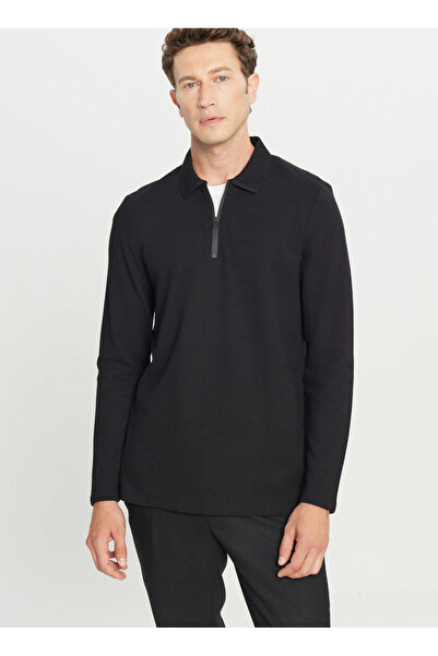 ALTINYILDIZ CLASSICS Siyah Erkek Polo T-Shirt ACE048261043_SYH