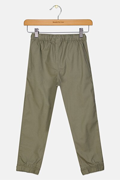 GAP Kids Boy Drawstring Washed Jogger Pants, Olive