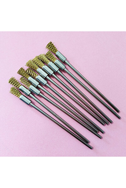 Choice4 10PCS Brass Brush Rebuild Master 10/30/50pc Pen Wire 100mm 3.0 Shank ...